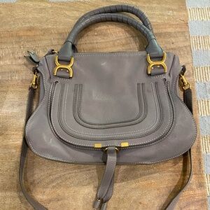 Chloe Marcie grey handbag
